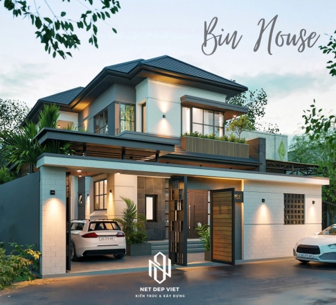 Dự án Bin House tại Long Khánh - Mẫu nhà mái Nhật hiện đại, tinh tế | Nét Đẹp Việt