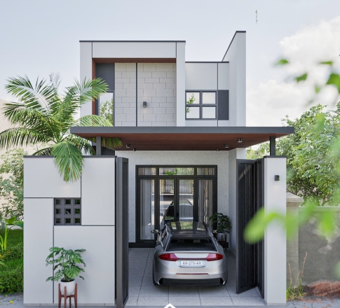 Mẫu Nhà Gác Lửng Hiện Đại Tại Long Khánh | Thiết Kế Nét Đẹp Việt