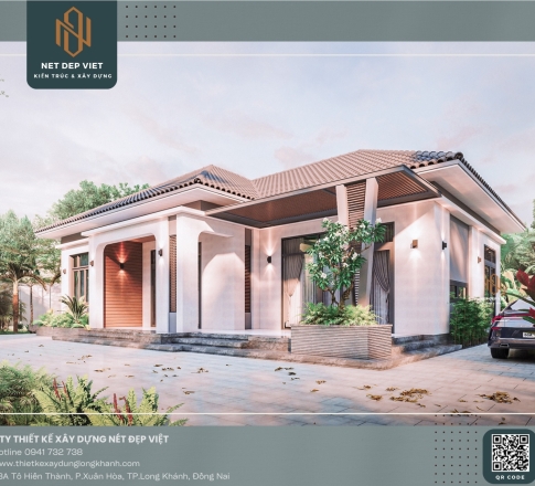 Thiết kế thi công nhà mái Nhật hiện đại tại Xuân Tân Long Khánh - Nét Đẹp Việt