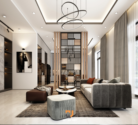 MẪU NHÀ MÁI BẰNG SÂN VƯỜN AN LỘC - TP.LONG KHÁNH (1)