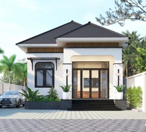 THI CÔNG MẪU NHÀ MÁI BÁNH Ú - GIA LÀO - H. XUÂN LỘC