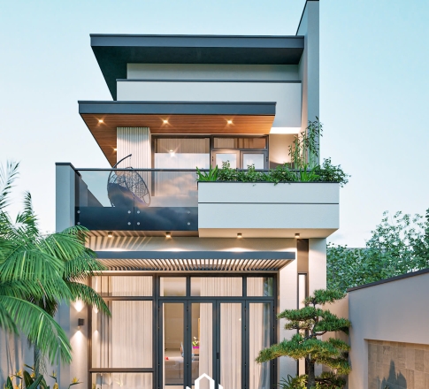 THIẾT KẾ NHÀ PHỐ LÝ THÁI TỐ - P.LONG KHÁNH