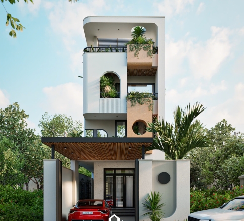 Mẫu Thiết Kế Nhà Phố 3 Tầng Hiện Đại Tại Xuân Lộc