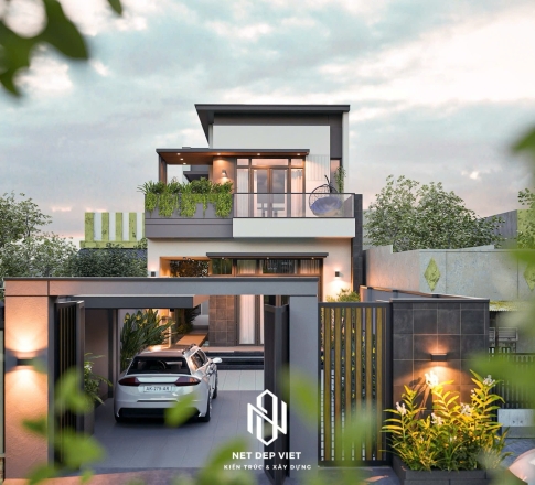 Thiết Kế Nhà Phố Hiện Đại Tại Hàng Gòn, P.Long Khánh