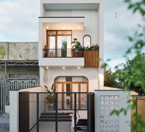 Mẫu Nhà  phố  Hiện Đại – Hùng Vương , H. Xuân Lộc