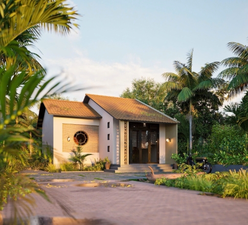 Mẫu Thiết Kế Nhà Vườn Cấp 4 Nhỏ Xinh – Không Gian Sống Bình Yên 